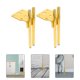 thumbnail image 4 of BRIGHTFUFU 2 sets Modern Coffee Table Pieds Gabinete Soporte de soporte Patas Sofá Durable Muebles Piernas, 4 of 8