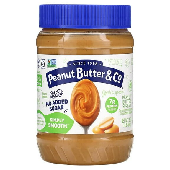 Peanut Butter & Co., Peanut Butter Spread, Simply Smooth, 16 oz