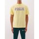 thumbnail image 2 of Camiseta De Manga Corta Con Estampado De Letras De Palm Flame Angels Moda Europea Y Americana Casual Cuello Redondo, 2 of 4