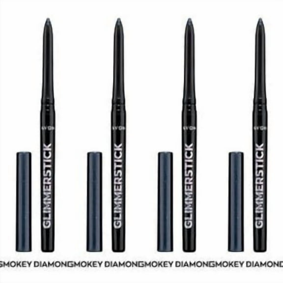 Avon Glimmerstick Retractable Diamonds Eyeliner -SMOKEY DIAMOND 0.35g / Set of 4