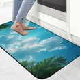 thumbnail image 4 of GOSMITH Square Floor Mat Indoor Outdoor Anti Slip Recycled Rubber Backing Burlap Felt Top 19.68*47.24 in, 4 of 6