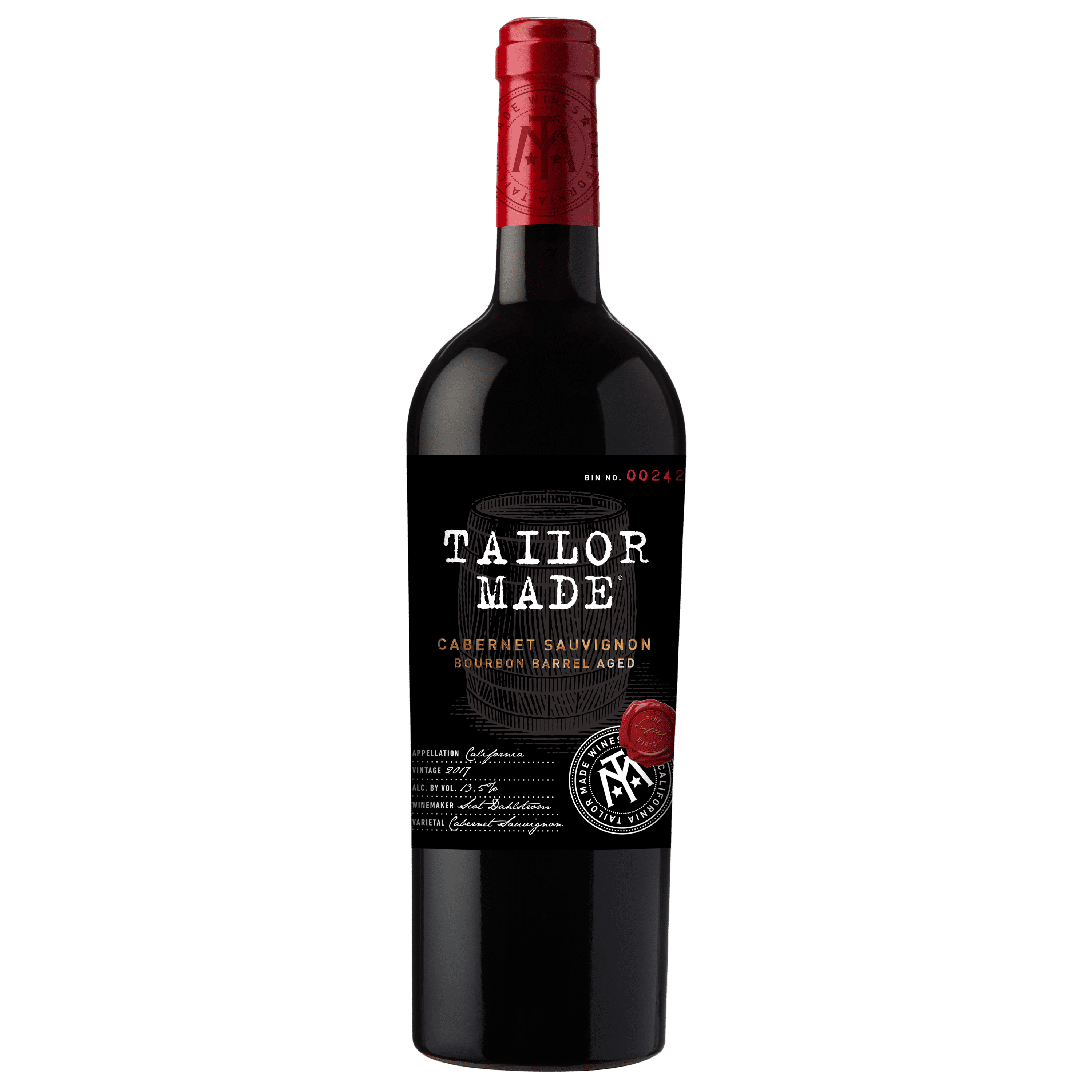 Tailor Made Bourbon Barrel Cabernet Sauvignon Red Wine - 750ml, 2018, California