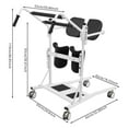 thumbnail image 2 of Stand Assist Lift  Aid Standing Lift Assist Patient Transfer Device for Elderly Senior 120kg Sit to Stand Lift, Non-slip Pedals, 2 of 19
