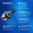 thumbnail image 3 of Miniesmeriladora industrial de 850W 4-1/2 DongCheng azul Estándar, 3 of 3