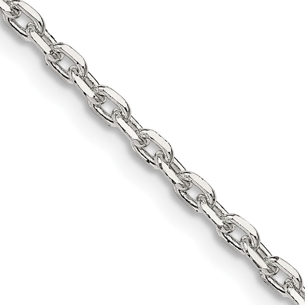 8" Details about   Sterling Silver Polished 3.5mm Cable Link Bracelet w/ Lobster Clasp 7"