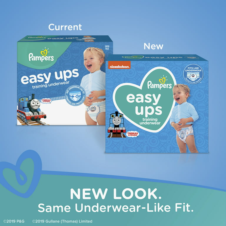 Pampers Easy Ups Training Pants Girls and Boys, 2T-3T, 74 Count