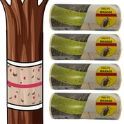 Spotted Lantern Fly Tree Trap - 4 Rolls (30 Feet Each Roll) - Lanternfly Tree Tape Creates a Sticky Barrier Protecting Trees from Harmful Insects - Non-Toxic
