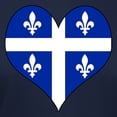 thumbnail image 3 of CafePress - Quebec Heart Women's Dark T Shirt - Women's Traditional Fit Dark T-Shirt, 3 of 4