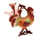thumbnail image 2 of Joyero de esmalte con forma de gallo, portátil, único, para regalo de recuerdo. Cola roja, 2 of 9