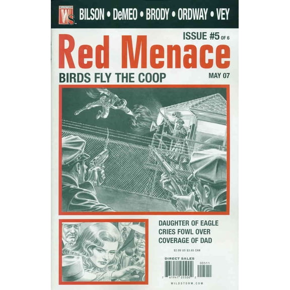 Red Menace #5 VF ; WildStorm Comic Book