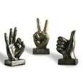 thumbnail image 2 of Retro Hand Gesture Sculpture Thumb Sign Ornament Figurine Statue Desk Decor, 2 of 7