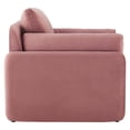 thumbnail image 4 of Modway Indicate Performance Velvet Armchair in Dusty Rose, 4 of 9