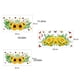 thumbnail image 4 of Pegatinas de pared de flores Naiovety 2 piezas vinilo extraíbles, 4 of 6