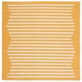 thumbnail image 6 of SAFAVIEH Montauk Amadine Striped Cotton Area Rug, Gold/Ivory, 3' x 5', 6 of 10