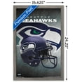 thumbnail image 5 of NFL Seattle Seahawks - Helmet 16 Wall Poster, 14.725" x 22.375", Framed, 5 of 6