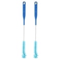 thumbnail image 1 of Cepillo para botellas de agua Uxcell, 2 piezas de 15.4'' cepillo limpiador para boca de botella pequeña (azul), 1 of 7