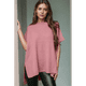 thumbnail image 5 of Suéter Holgado de Corta con Hombros Caídos para Mujer, Color Rosa, Talla L, 5 of 9