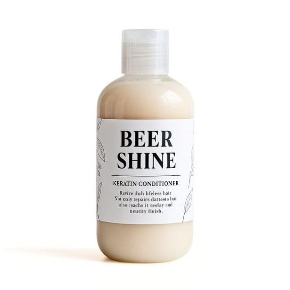 Nature Skin Shop Beer Shine Conditioner, Smoothing Keratin Formula, 8.5 Ounces