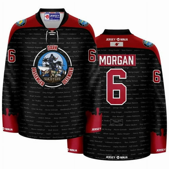 Dark Passenger/Defender Dexter Morgan Hockey Jersey