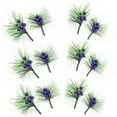 thumbnail image 1 of Mini Simulation Plastic Foam Pine Needles Christmas DIY Cane Circle Wreath Decoration, 1 of 12