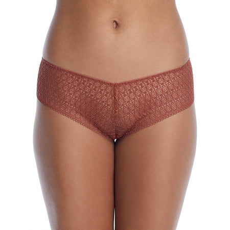NEARLYNUDE Cinnamon The Modern Geo Lace V-Cut Hipster Panty  US 2X-Large  NWOT