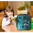thumbnail image 6 of ALAZA Skull Butterfly Flower Lunch Box Insulated Lunch Bag Reusable Thermal Cooler Tote School Picnic, 6 of 6