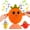 Orange, variant on Interactive Musical Sensory Plush Toy, Dual Gameplay Modes Touch Activated Music Toy, Soft Fruit Design Interactive Toy for Birthday Christmas Gifts