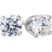 1/2 Carat T.W. Diamond Studs in 14kt White Gold
