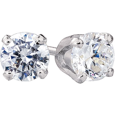 1/2 Carat T.W. Diamond Studs in 14kt White Gold