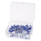 thumbnail image 2 of Kit de 100 alfileres de cabeza recta con cabeza de perla y estuche transparente - Surtidos Azul real, 2 of 9