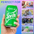 thumbnail image 6 of Skywin Silicone Can Cover - 10 Pack Can Cover can Hides Can by Disguising it as a Can of Soda Silicone Can Sleeve (Green/White), 6 of 7