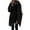 Black, variant on Women's Winter Coats 2024 Long Sleeve Lapel Overcoat Jacket Casual Trendy Outerwear