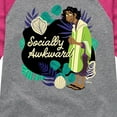 thumbnail image 3 of Encanto - Socially Awkward Bruno - Toddler & Youth Girls Raglan Graphic T-Shirt, 3 of 4