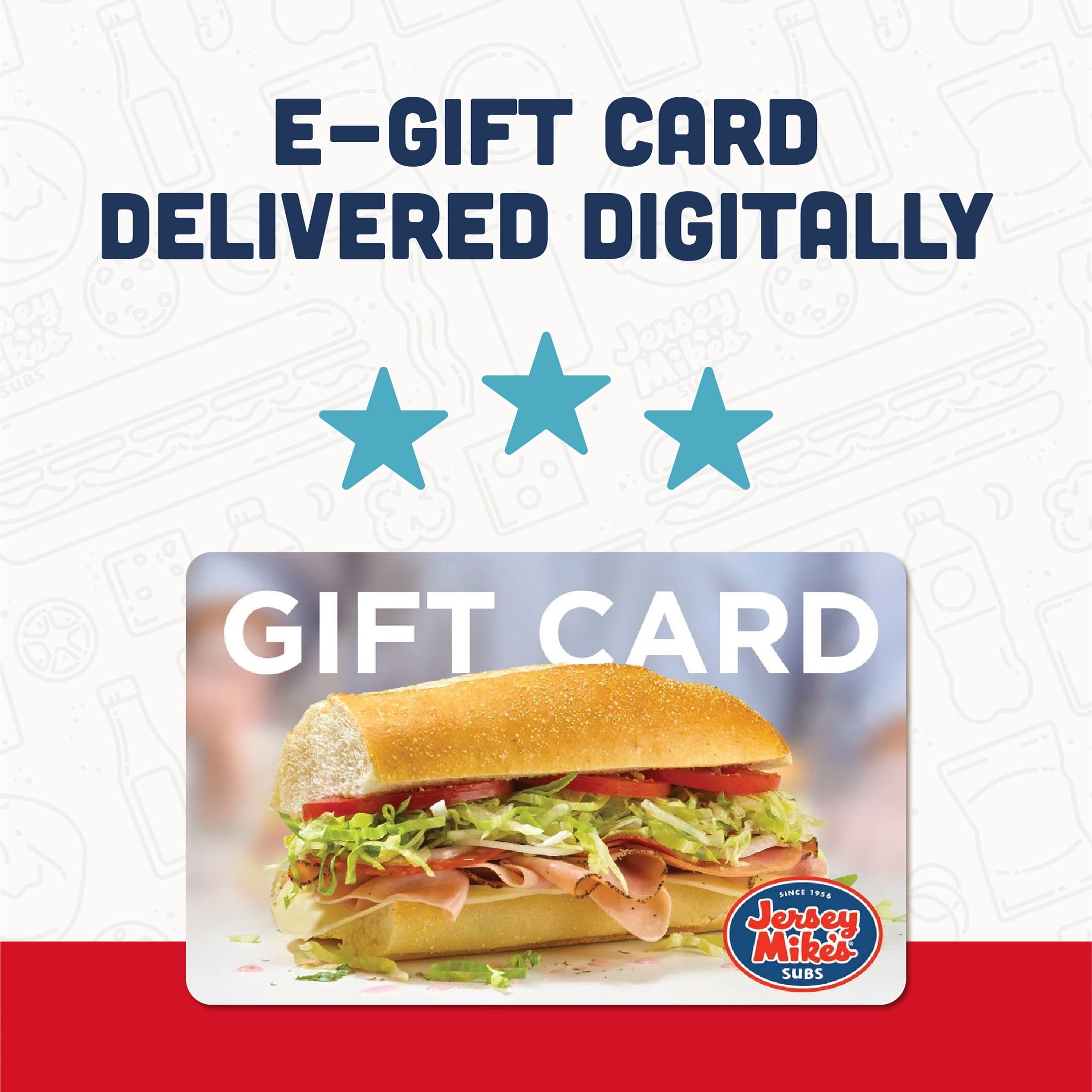 Jersey Mike’s Subs eGift Card [Email Delivery]