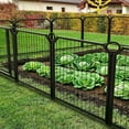 thumbnail image 4 of Escape-Proofs Stainless Steel Dog Playpen for Backyard, RV & Indoor Training | Expandable Pen,Secure Space for Small Dogs/Puppies (Black), 4 of 5
