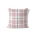 thumbnail image 2 of Billy Tartan Pink Throw Pillow, 2 of 4