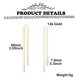 thumbnail image 3 of Pendientes de oro de 14k para mujer, pendientes colgantes, pendientes colgantes con hilo, pendientes minimalistas de cadena larga sumergida, 3 of 4