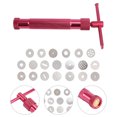 thumbnail image 2 of Alloy Rotary Mold Tools Set Kit Squeeze Polymer Clay DIY Geometry Noodles Educational Toy for Kids(Red), 2 of 6