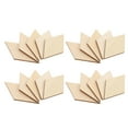 thumbnail image 4 of Pungan wooden slices 30Pcs Wooden Rhombus Cutouts for DIY Crafts (40x80mm),3.15"X1.57"X0.08", 4 of 10