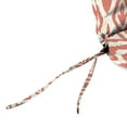 thumbnail image 6 of Jordan Manufacturing 72" x 21" Tinker Suntan Coral Ikat Rectangular Outdoor Chaise Lounge Cushion with Ties and Hanger Loop, 6 of 12