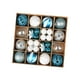 thumbnail image 5 of Juego de Bolas Navideñas 36 Piezas Decoración DIY para Bodas Celebraciones al Aire Libre Azul Blanco mayimx, 5 of 9
