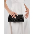 thumbnail image 2 of Women's Glossy Envelope Clutch Evening Bag, 2 of 7