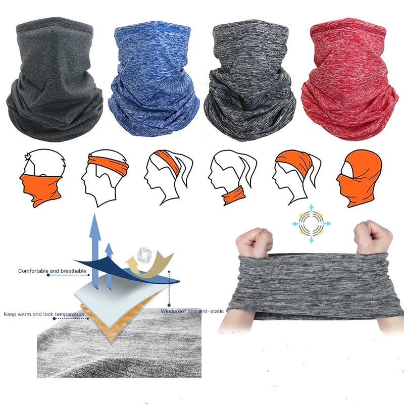 Thermal Neck Warmer Neck Gaiter Tube face Scarf Motorcycle Ear Face Mask