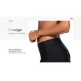 thumbnail image 3 of Traje de baño en capas con cintura para mujer Falda de baño con volantes Parte inferior del traje de baño negroxl Feliz Sencillez, 3 of 4