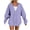 Purple, variant on COMVALUE Light Weight Zip Up Hoodie Women Oversized Sweatshirt 2026 Y2K Hoodies Casual Long Sleeve Sweatshirts Pockets (Purple, M)