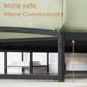 thumbnail image 4 of Gyabnw 6 - pulgada queen - size negra metal marco de cama: no necesita colchón base, easy to assemble, 4 of 7