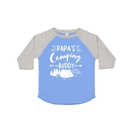 

Inktastic Papas Camping Buddy Gift Toddler Boy or Toddler Girl T-Shirt