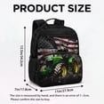 thumbnail image 6 of Aplkyhs American Flag Tractor Backpack for Students 9-18 School Bookbag Lightweight Water Resistant for Teens Daily Use, 6 of 6