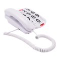 thumbnail image 5 of Big Button Phone for Elderly Seniors, Home Land Line Phone One Key for Help Telephone for the Visually Hearing Impaired, 5 of 10