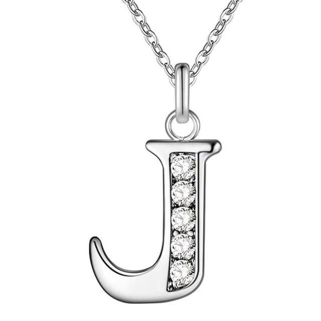 Collar de 26 letras, accesorios de moda de diamantes, regalos para la novia del amante Wmkox8yi sjalhkljlk5867